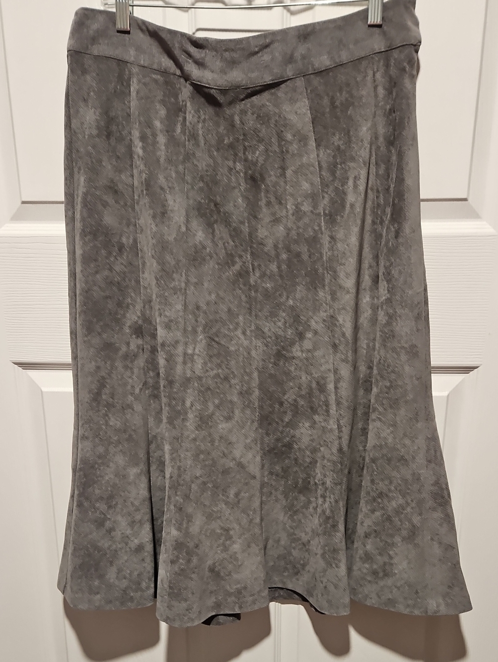 Christopher & Banks Gray A-Line Skirt size14